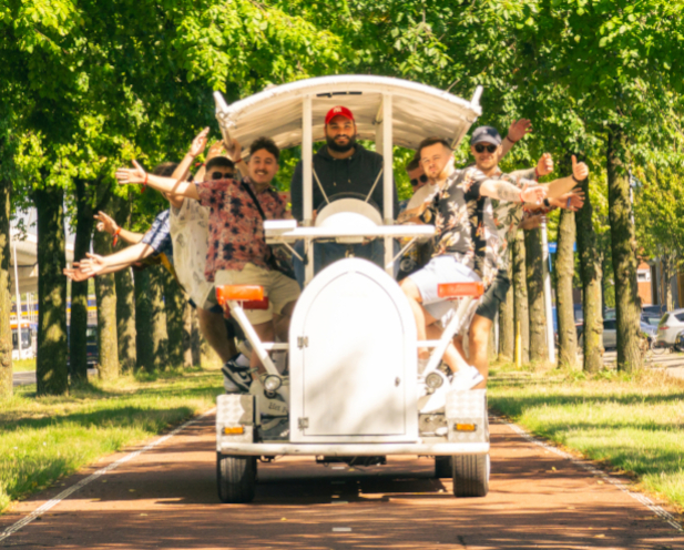Amsterdam beer bike