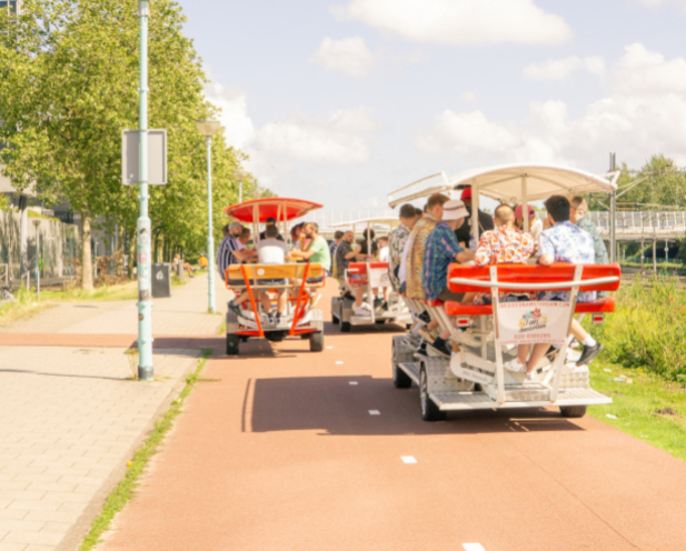 Amsterdam beer bike