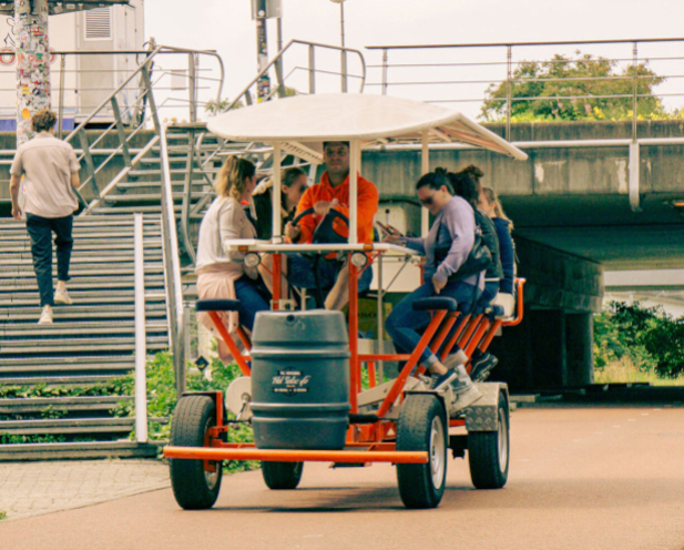 Amsterdam beer bike